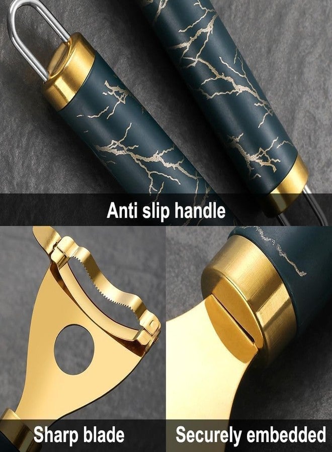 Aperions Gold Corn Peeler | Stainless Steel Corn Kernel Remover |Makai Quick & Easy Handheld Corn Cutter | Durable & Sharp Cob Stripper | Kitchen Essential for Effortless Corn Peeling - Image 3
